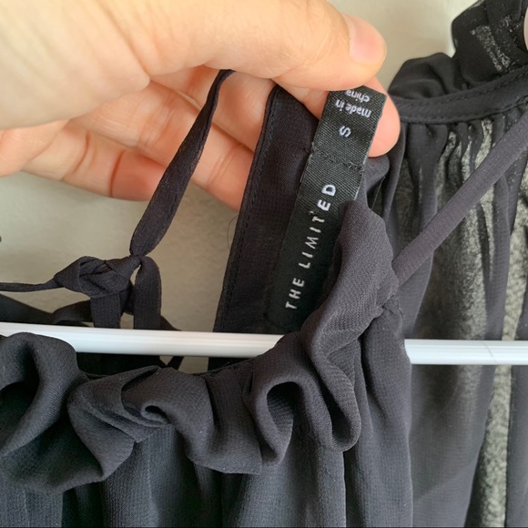 The Limited Ombre Tie Halter Neck Tank Top - Picture 3 of 5